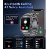 imageLIGE 2024 Smart Watch for Men Bluetooth CallampampNotification 191quot IPS Screen 380mAh Fitness Watch StepCalorieSpO2Heart RateSleep Moniter IP67 Waterproof Military Smartwatch for Android iOS