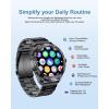 imageLIGE Military Smart Watch for Men132quot HD Smartwatch for AnswerMake Call Fitness Activity Tracker IP68 WaterproofHeart RateBlood PressureSpO2 MonitorMens Smart Watches for Android iOS