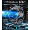 imageLIGE Military Smart Watch for MenDialampampAnswers143quot Always on Display Smartwatch for Android iOS with 400mAH120 Sports ModesHeart RateBlood Pressure TrackerMultifunction Smart Watch Space Grey
