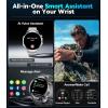 imageLIGE Military Smart Watches for Men2 Bands1000mAh185quot HD Large Screen Smartwatch Flashlight110 Sports ModesIP68 WaterproofSleep Monitor Fitness Tracker Watch for Android iOSSilverEF13F