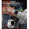 imageLIGE Military Smart Watches for MenCall ReceiveDial with 3 Straps196quotHD Big AMOLED Rugged Smartwatch for iPhone Android PhoneFitness Tracker 5ATM WaterproofHeart RateSleep MonitorSilver watchSilver stainless steelbrown leathergrey silicone