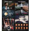 imageLIGE Military Smart Watches for MenCall ReceiveDial with 3 Straps196quotHD Big AMOLED Rugged Smartwatch for iPhone Android PhoneFitness Tracker 5ATM WaterproofHeart RateSleep MonitorSilver watchSilver stainless steelbrown leathergrey silicone