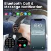 imageLIGE Smart Watch for Men AnswerMake Call 143quot AMOLED Always on Display Smartwatch for Android iOS 400mAh 113 Sport Modes Fitness Tracker Calorie Heart Rate Sleep Monitor IP68 Waterproof Pedometer