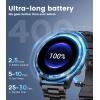 imageLIGE Smart Watch for Men AnswerMake Call 143quot AMOLED Always on Display Smartwatch for Android iOS 400mAh 113 Sport Modes Fitness Tracker Calorie Heart Rate Sleep Monitor IP68 Waterproof Pedometer