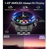 imageLIGE Smart Watch for Men AnswerMake Call 143quot AMOLED Military Smartwatch Heart Rate Blood Oxygen Sleep Monitor Step Counter IP68 Waterproof Outdoor Fitness Tracker for Android iOS 400mAh