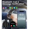 imageLIGE Smart Watch for Men AnswerMake Call 143quot AMOLED Smartwatch Heart Rate Blood Oxygen Sleep Monitor Step Counter IP68 Waterproof 100 Sport Modes Outdoor Fitness Watch for Android iOS 400mAh