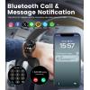 imageLIGE Smart Watch for Men AnswerMake Call 143quot AMOLED Smartwatch for Android iOS Heart Rate Blood Oxygen Sleep Monitor Step Counter IP68 Waterproof 100 Sport Modes Outdoor Fitness Watch 400mAh