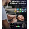 imageLIGE Smart Watch for Men Bluetooth CallampampNotification 143quot AMOLED Fitness Tracker StepCalorieSpO2Heart RateSleep Monitor IP68 Waterproof Military Tactical Smartwatch for Android iOS 400mAh