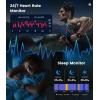 imageLIGE Smart Watch for Men with Flashlight143quot Smartwatch with Always Display100 Sports Modes530mAHHealth TrackerIP68 Waterproof Smart Watch for Android iOS BlackBlackEF5L
