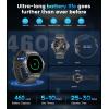 imageLIGE Smart Watch for Men3 Straps 120 Sports Modes Fitness Watch 143quot AMOLED Rugged Smart Watch Tactical Smart Watches for Android iOS Heart RateSleepBlood PressureBuletooth AnswerCalling