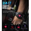 imageLIGE Smart Watch for Men3 Straps 120 Sports Modes Fitness Watch 143quot AMOLED Rugged Smart Watch Tactical Smart Watches for Android iOS Heart RateSleepBlood PressureBuletooth AnswerCalling