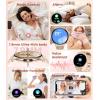 imageLIGE Smart Watch for Women2 Bands 143quot HD AMOLED Slim Smartwatch for Android iOSFitness Tracker with 120 Sport ModesIP68 WaterproofSleep MonitorSilverFV12A