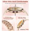 imageLIGE Smart Watch for Women2 Bands 143quot HD AMOLED Slim Smartwatch for Android iOSFitness Tracker with 120 Sport ModesIP68 WaterproofSleep MonitorSilverFV12A
