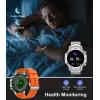 imageLIGE Smart Watches for Men 139quot Military Smartwatch with SpO2 Sleep Monitor Step Counter 247 Heart Rate Tactical Fitness Watch with 100 Sports Modes MakeAnswer Call Metal Band Silver