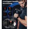 imageLIGE Smart Watches for Men AnswerMake Call 139quot HD Smartwatch for Android iOS IP68 Waterproof 111 Sport Modes Outdoor Fitness Tracker Calorie Step Heart Rate SpO2 Sleep Monitor 300mAh 2 Straps