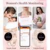 imageLIGE Smart Watches for Women with Diamonds for Android iOS 119quot AMOLED Smartwatch with 247 Heart Rate Sleep Monitor IP68 Waterproof MakeAnswer Call 110 Sport Modes Ceramic Strap Rose Gold