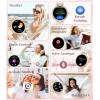 imageLIGE Smart Watches for Women with Diamonds for Android iOS 119quot AMOLED Smartwatch with 247 Heart Rate Sleep Monitor IP68 Waterproof MakeAnswer Call 110 Sport Modes Ceramic Strap Rose Gold