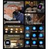 imageMilitary Smart Watch for Men Tactical Smart Watches with Buletooth Call 120 Sports Modes Fitness Watches 143quot AMOLED Watches Rugged Smart Watch for Compatible Android iPhone Samsung Phones
