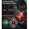 imageMilitary Smart Watch for Men Tactical Smart Watches with Buletooth Call 120 Sports Modes Fitness Watches 143quot AMOLED Watches Rugged Smart Watch for Compatible Android iPhone Samsung Phones