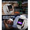 imageMilitary Smart Watch for Men3 Straps Bluetooth Call 196quot Tactical Smart Watches 70Sports Mode Fitness Watch Heart RateBlood PressureSleep Monitor Waterproof Rugged Smartwatch for Android iOS