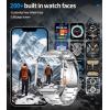 imageMilitary Smart Watch for Men3 Straps Bluetooth Call 196quot Tactical Smart Watches 70Sports Mode Fitness Watch Heart RateBlood PressureSleep Monitor Waterproof Rugged Smartwatch for Android iOS