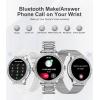 imageSmart Watches for Women132quot HD Fitness Tracker Watch with AnswerMake CallAI Voice ControlHeart RateCaloriesSpO2 Monitor 100 Sport Modes Ladies Silver Smart Watch for Android iOS 2 StrapsBW1845
