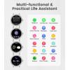 imageSmart Watches for Women132quot HD Fitness Tracker Watch with AnswerMake CallAI Voice ControlHeart RateCaloriesSpO2 Monitor 100 Sport Modes Ladies Silver Smart Watch for Android iOS 2 StrapsBW1845