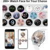 imageSmart Watches for Women132quot HD Fitness Tracker Watch with AnswerMake CallAI Voice ControlHeart RateCaloriesSpO2 Monitor 100 Sport Modes Ladies Silver Smart Watch for Android iOS 2 StrapsBW1845