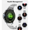 imageSmart Watches for Women132quot HD Fitness Tracker Watch with AnswerMake CallAI Voice ControlHeart RateCaloriesSpO2 Monitor 100 Sport Modes Ladies Silver Smart Watch for Android iOS 2 StrapsBW1845