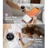 imageSmart Watches for Women132quot HD Fitness Tracker Watch with AnswerMake CallAI Voice ControlHeart RateCaloriesSpO2 Monitor 100 Sport Modes Ladies Silver Smart Watch for Android iOS 2 StrapsBW1845