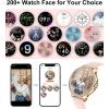 imageSmart Watches for Women132quot HD Fitness Tracker Watch with AnswerMake CallAI Voice ControlHeart RateCaloriesSpO2 Monitor 100 Sport Modes Ladies Silver Smart Watch for Android iOS 2 StrapsPink Silicone StrapBW1845H