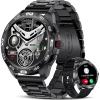 imageLIGE Military Smart Watch for Men132quot HD Smartwatch for AnswerMake Call Fitness Activity Tracker IP68 WaterproofHeart RateBlood PressureSpO2 MonitorMens Smart Watches for Android iOS