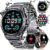 imageLIGE Military Smart Watch for MenDialampampAnswers143quot Always on Display Smartwatch for Android iOS with 400mAH120 Sports ModesHeart RateBlood Pressure TrackerMultifunction Smart Watch Space Grey