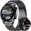 imageLIGE Smart Watch for Men AnswerMake Call 143quot AMOLED Always on Display Smartwatch for Android iOS 400mAh 113 Sport Modes Fitness Tracker Calorie Heart Rate Sleep Monitor IP68 Waterproof Pedometer