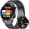 imageLIGE Smart Watch for Men with Bluetooth CallMessage Notification 143quot AMOLED 113 Sport Mode Fitness Tracker Calorie Heart Rate Sleep Monitor 400mAh IP68 Waterproof Smartwatch for Android iOS Phone