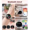 imageLIGE Smart Watch for Women 143 AMOLED Screen Smartwatch with AnswerMake Call for iPhoneAndroidSamsungFitness Tracker with 120 Sport Modes SleepHealth Monitor IP68 Waterproof2 BandsSilverSilber Mesh  Aprikose Silikon
