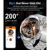image:imageLIGE Military Smart Watches for Men Smartwatch with 730mAh162 AMOLED ScreenFlashlightHeart RateSleepCalling110 Sports Mode Rugged Mens Fitness Tracker Watch for Android iOSBlacksilver