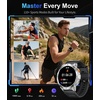 image:imageLIGE Military Smart Watches for Men Smartwatch with 730mAh162 AMOLED ScreenFlashlightHeart RateSleepCalling110 Sports Mode Rugged Mens Fitness Tracker Watch for Android iOSBlacksilver