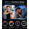 image:imageLIGE Military Smart Watches for Men Smartwatch with 730mAh162 AMOLED ScreenFlashlightHeart RateSleepCalling110 Sports Mode Rugged Mens Fitness Tracker Watch for Android iOSBlacksilver