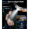 image:imageLIGE Military Smart Watches for Men Smartwatch with 730mAh162 AMOLED ScreenFlashlightHeart RateSleepCalling110 Sports Mode Rugged Mens Fitness Tracker Watch for Android iOSBlacksilver