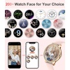 image:imageLIGE Smart Watch for WomenAnswerMake Calls13HD Diamonds Luxury Smartwatch for Android iPhone PhonesFitness Trackers with 20 Sport ModesHeart RateIP68 WaterproofSpO2Sleep MonitorRose goldRose Gold