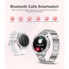 image:imageLIGE Smart Watch for WomenAnswerMake Calls13HD Diamonds Luxury Smartwatch for Android iPhone PhonesFitness Trackers with 20 Sport ModesHeart RateIP68 WaterproofSpO2Sleep MonitorRose goldSilver