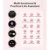 image:imageLIGE Smart Watch for WomenAnswerMake Calls13HD Diamonds Luxury Smartwatch for Android iPhone PhonesFitness Trackers with 20 Sport ModesHeart RateIP68 WaterproofSpO2Sleep MonitorRose goldRose Gold