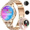 image:imageLIGE Smart Watch for WomenAnswerMake Calls13HD Diamonds Luxury Smartwatch for Android iPhone PhonesFitness Trackers with 20 Sport ModesHeart RateIP68 WaterproofSpO2Sleep MonitorRose goldRose Gold